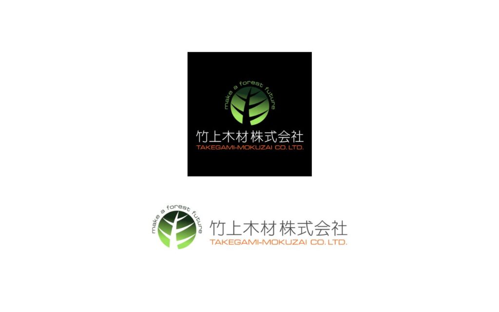 竹上木材株式会社　ロゴ